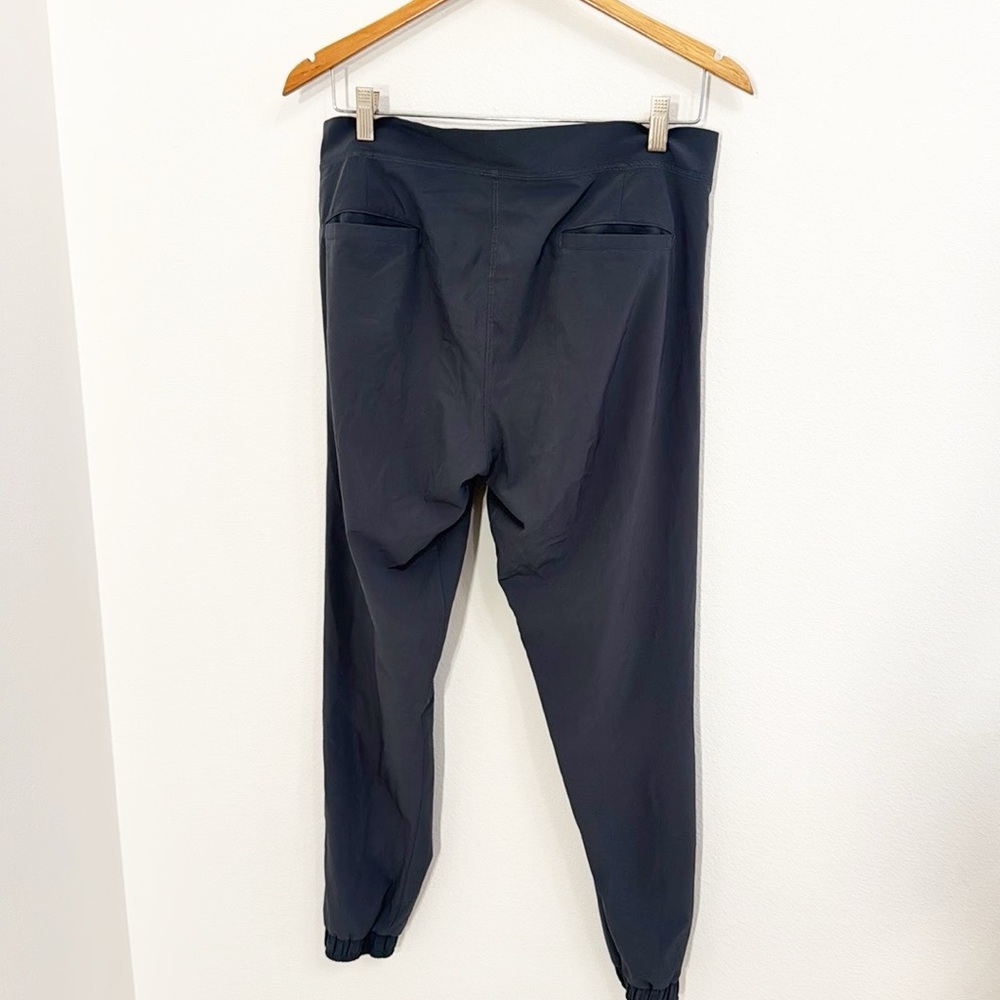 ALBION Jetsetter Joggers Gray Drawstring, Zipper Ankles Size Small EUC - Picture 4 of 7